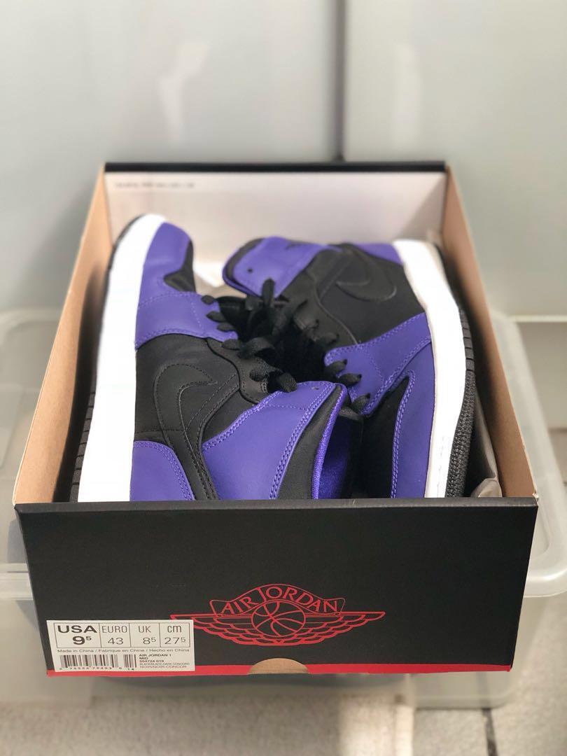 Air jordan clearance 1 mid concord