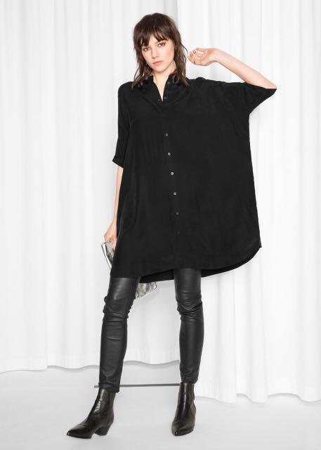 other stories oversized shirt dress