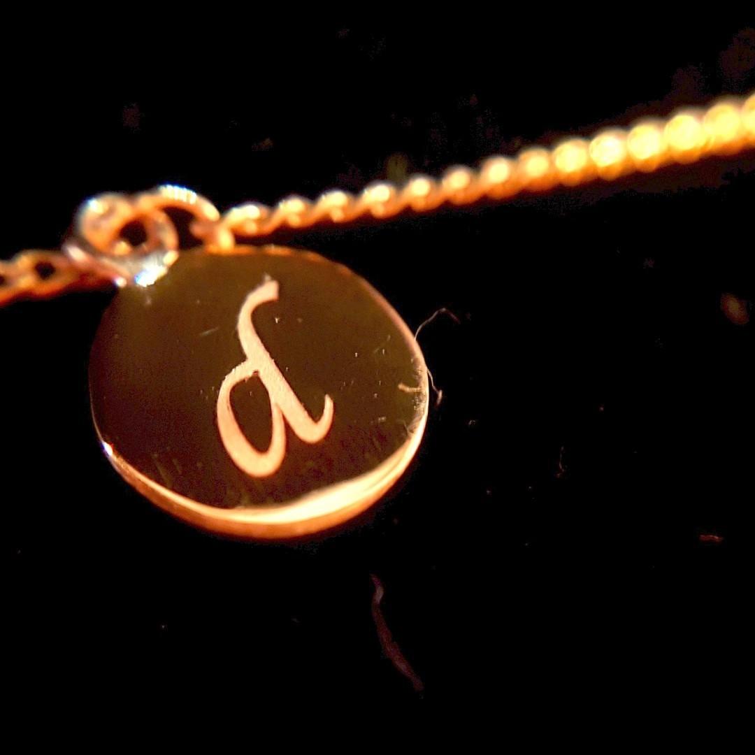 Gold anklet sales with name