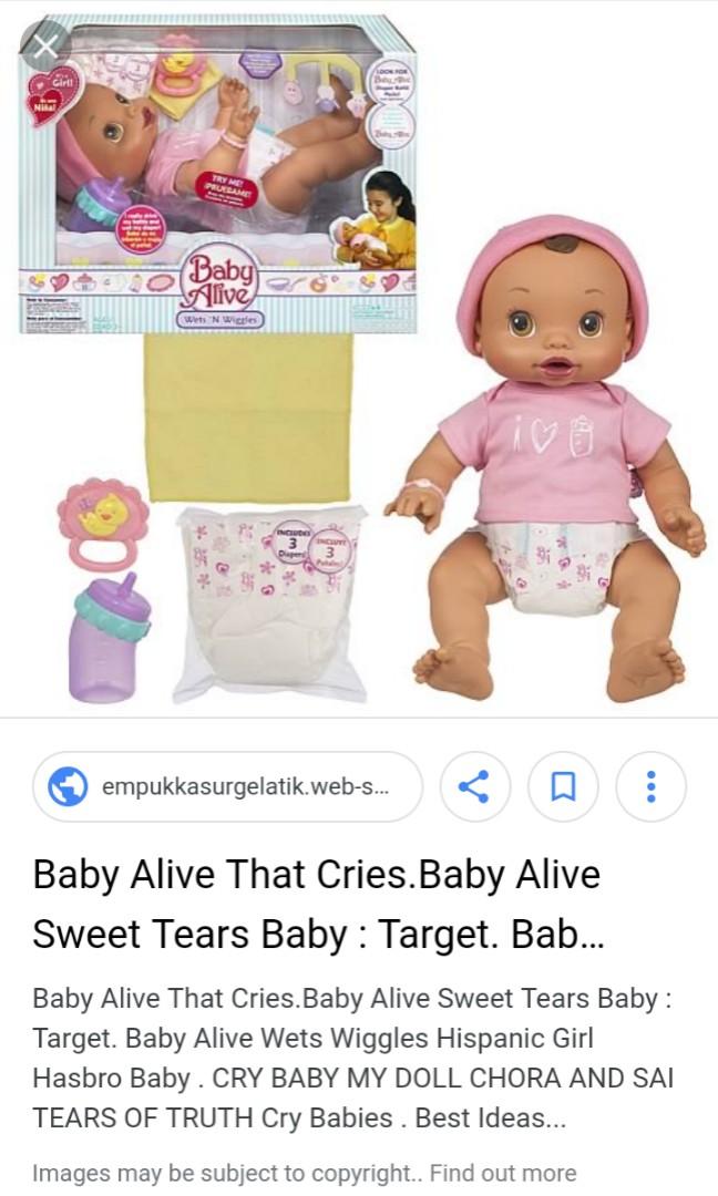 2006 baby alive sales wets and wiggles