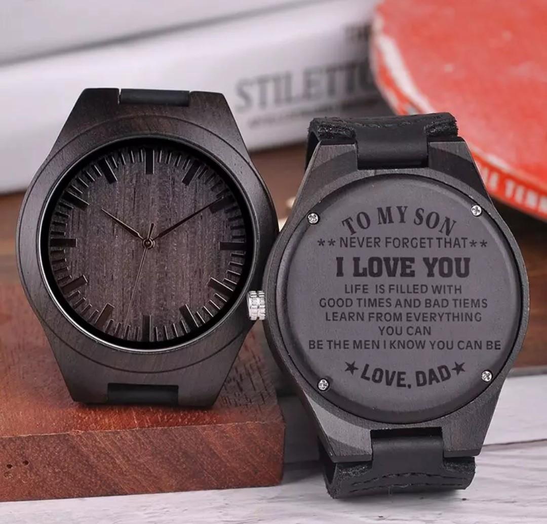 Best custom personalized couple watch wooden engraved best quality