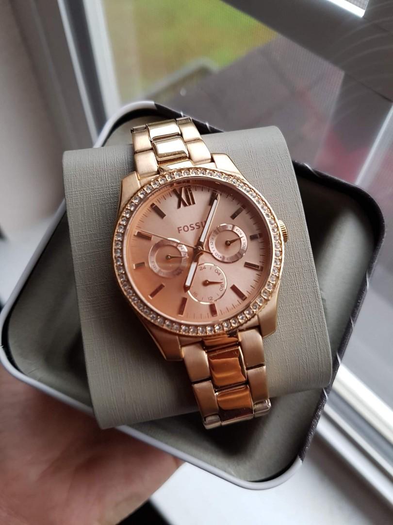 Black Friday Sale FOSSIL Rose Gold Stainless Steel Watch