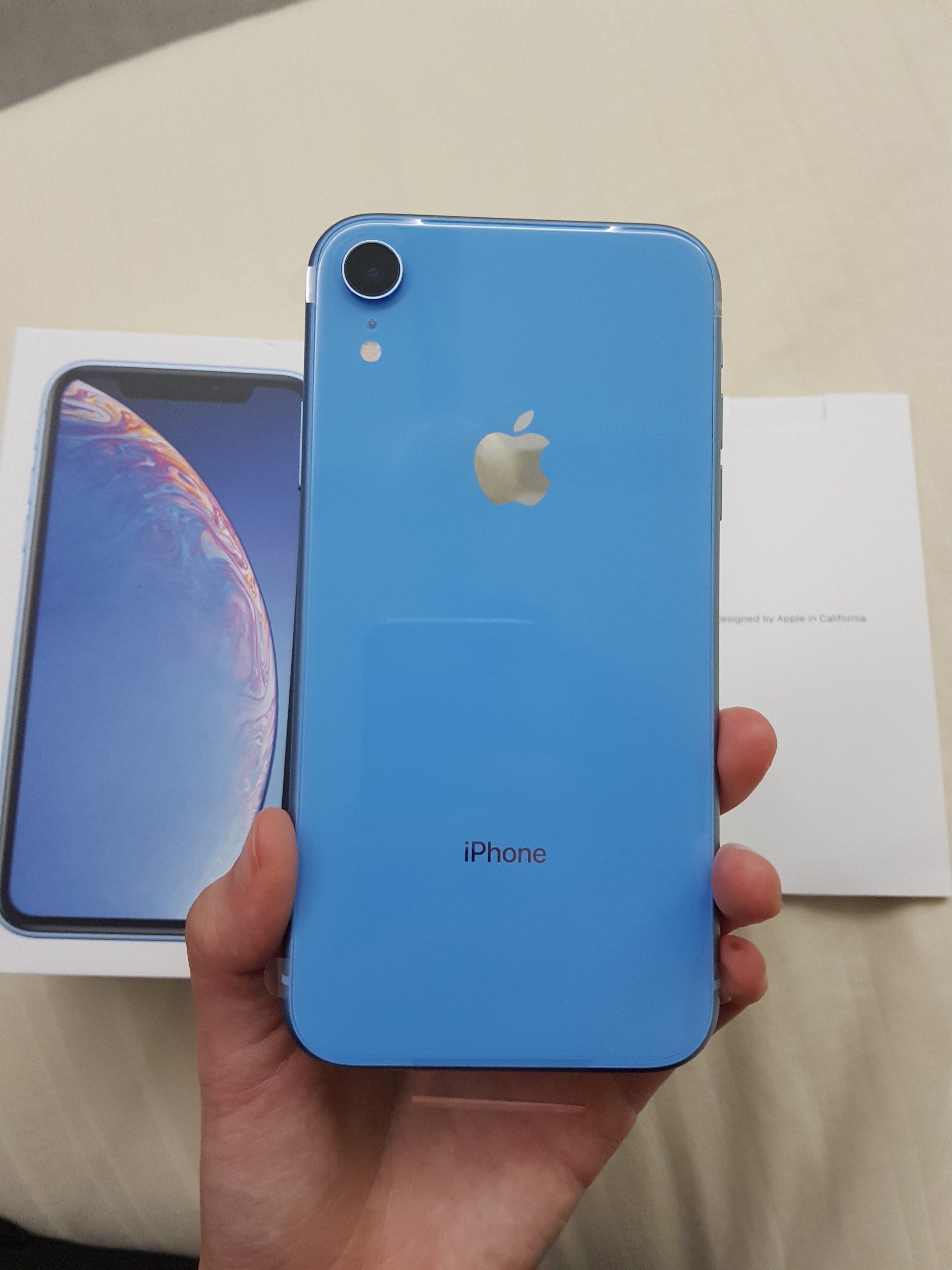 iPhone XR Blue 64 GB docomo - スマートフォン本体