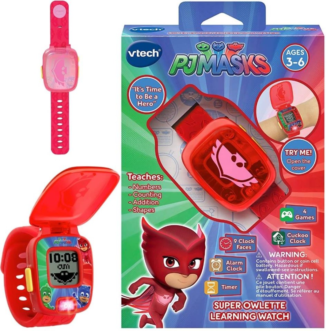 BNIB VTech PJ Masks Super Owlette Learning Watch Hobbies Toys