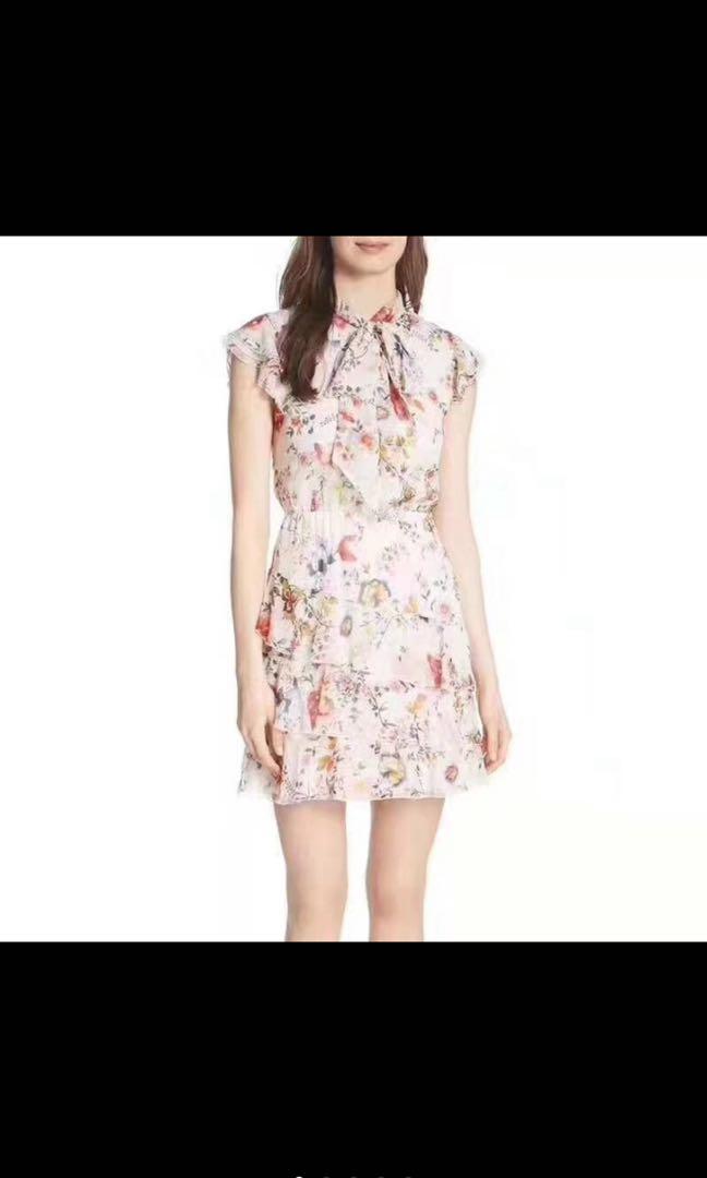 Alice and olivia silk dress top