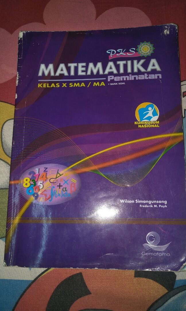 Buku Matematika Peminatan Kelas Xi 11 Books Stationery Books