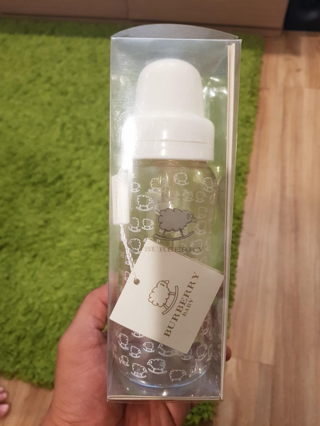 burberry baby bottle gift set