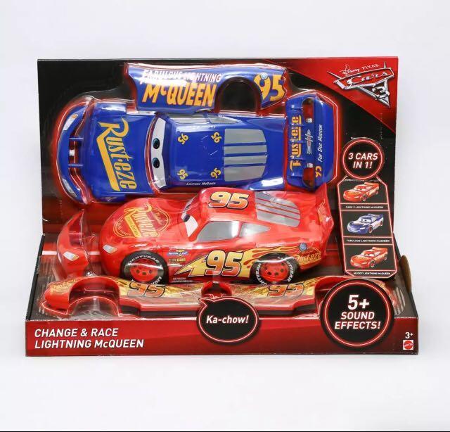 Disney cars 3 in 1 change and race mcqueen hot sale