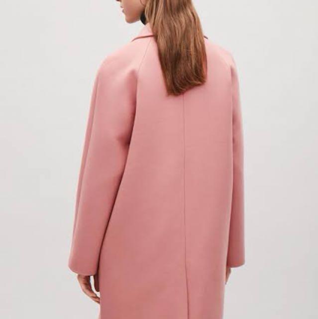 COS Wool Car Coat Pink Women s Fashion Coats Jackets and