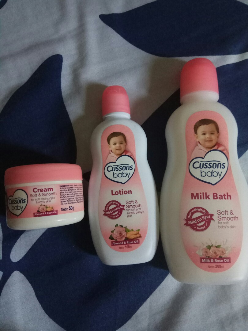 cussons baby lotion almond and rose oil