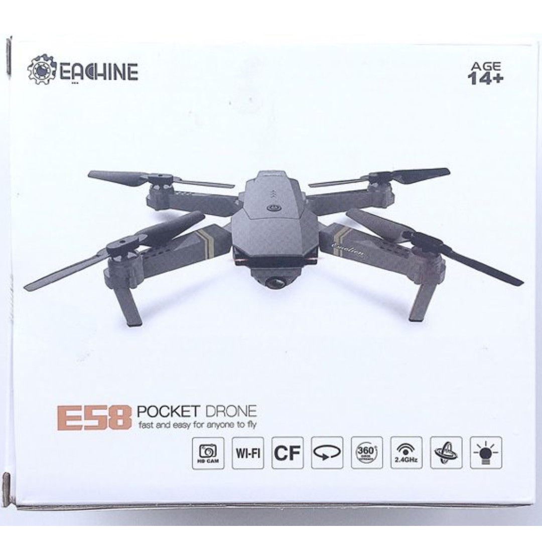 Eachine e58 wifi fpv with 2mp wide angle camera high hold mode foldable rc drone quadcopter rtf store