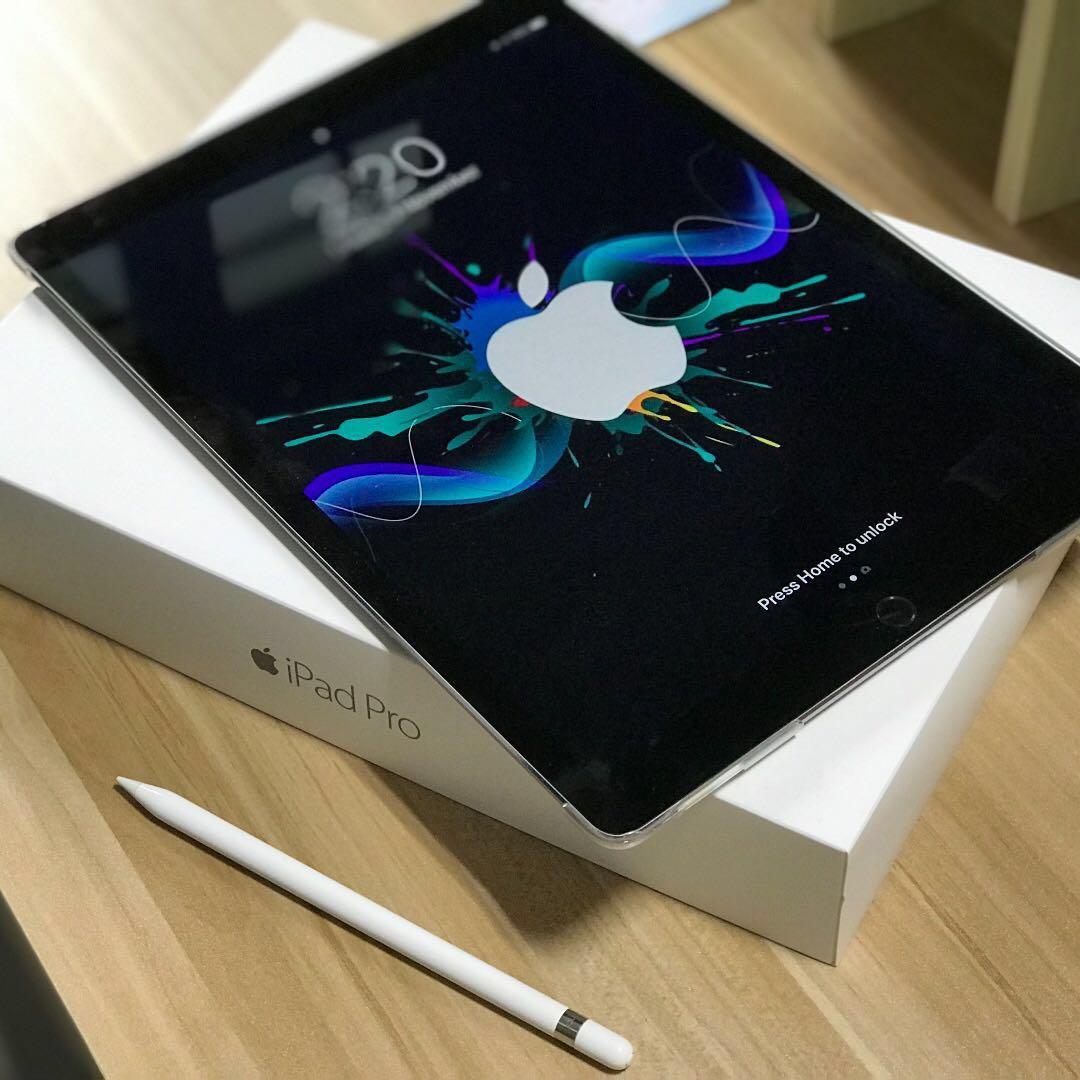 Ipad Pro 12 9 128gb 2nd Gen With Apple Pencil Mobile Phones Tablets Tablets On Carousell