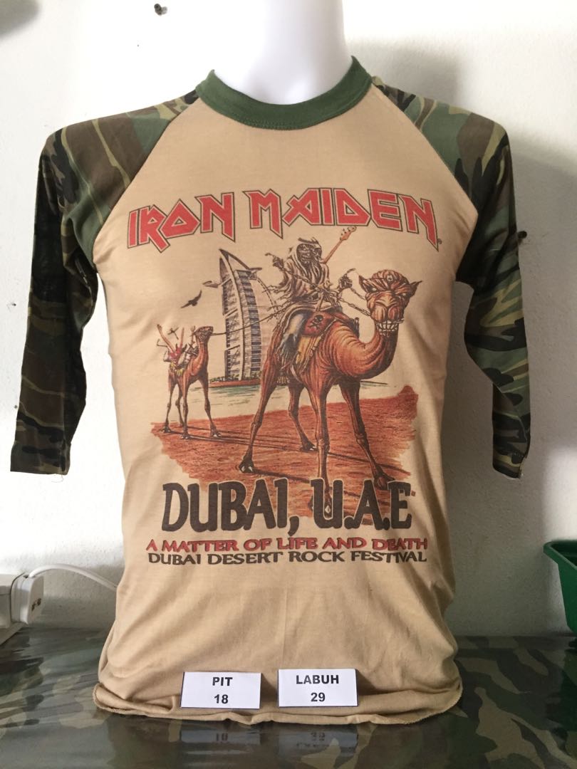 Iron Maiden CAMO 3Q, Men's Fashion 