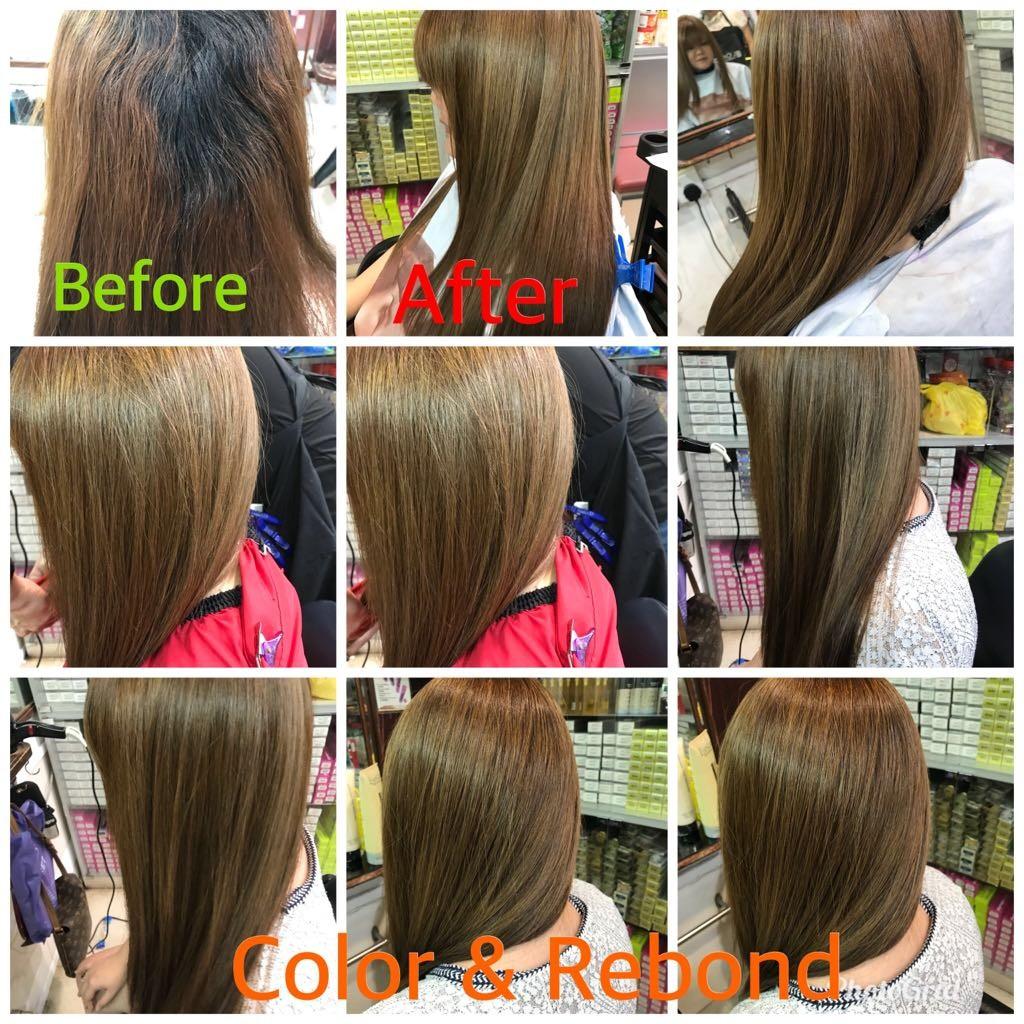 Korean Perm + Color + Treatment + Cut +Wash +Blow $68 Hp:91059010, Beauty &  Personal Care, Hair on Carousell