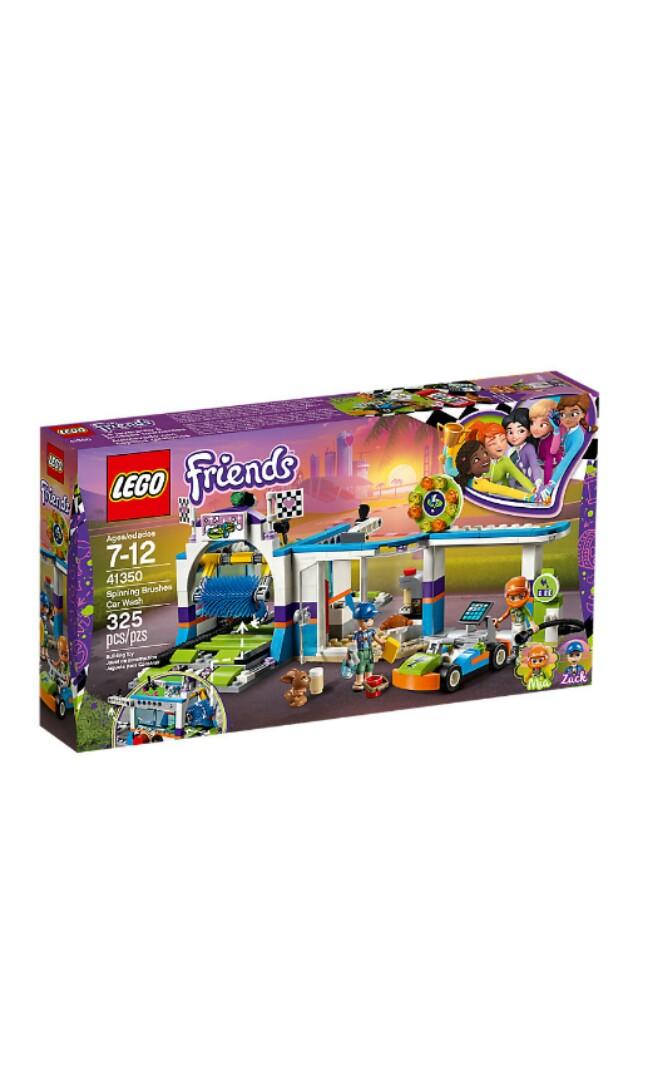lego friends spinning brushes car wash