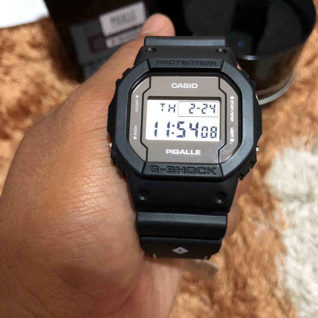 Limited Edition G Shock x Pigalle Black DW 5600PGB 1 Luxury Watches on Carousell