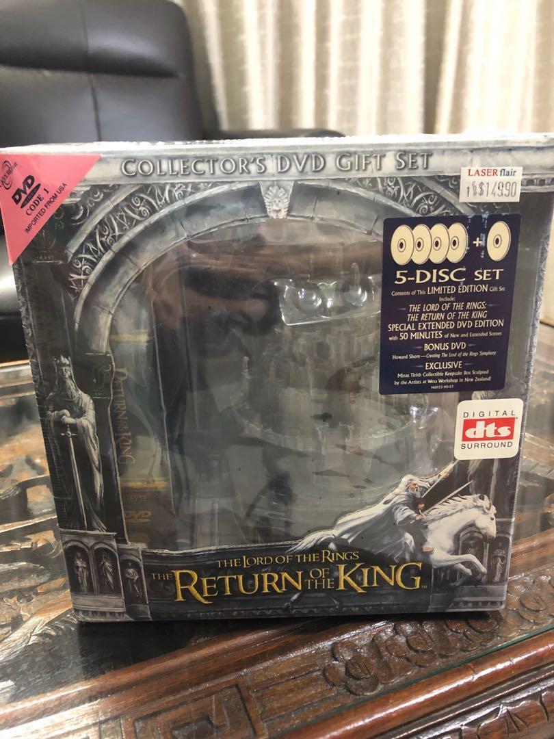 Box DVD O Senhor Dos Anéis: O Retorno Do Rei Gift Set Minas Tirith Edição  Colecionador