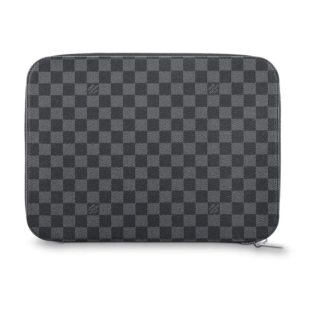 Louis Vuitton Laptop Sleeve Damier Graphite 13 Black 949901