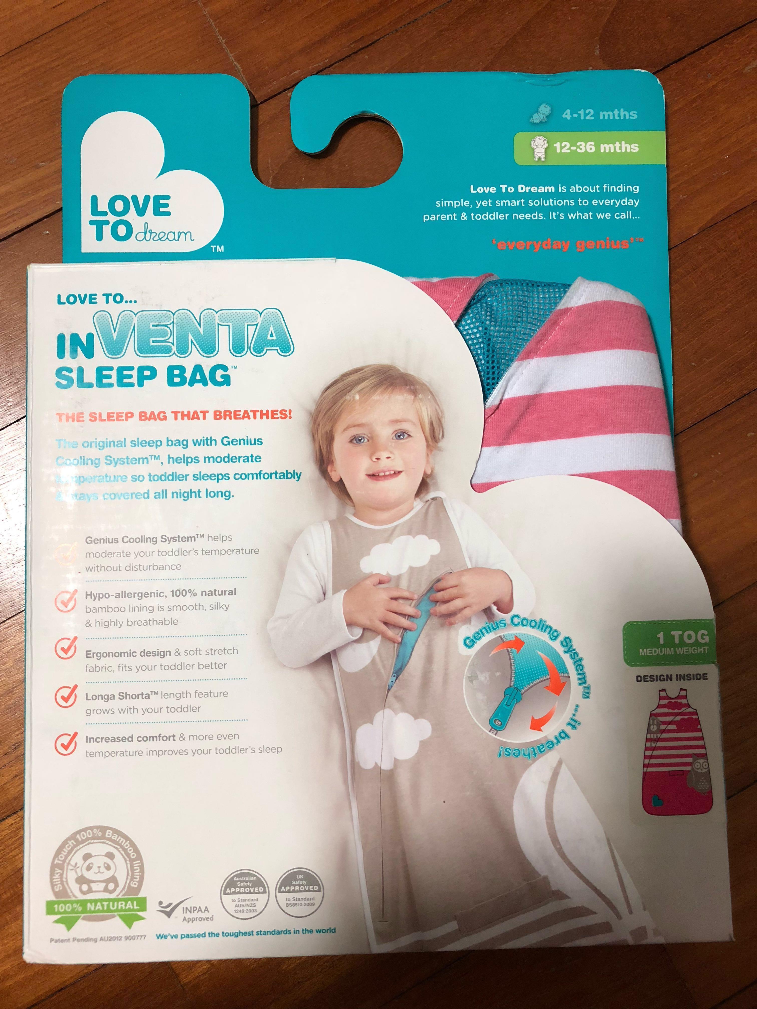 love to dream inventa sleep bag