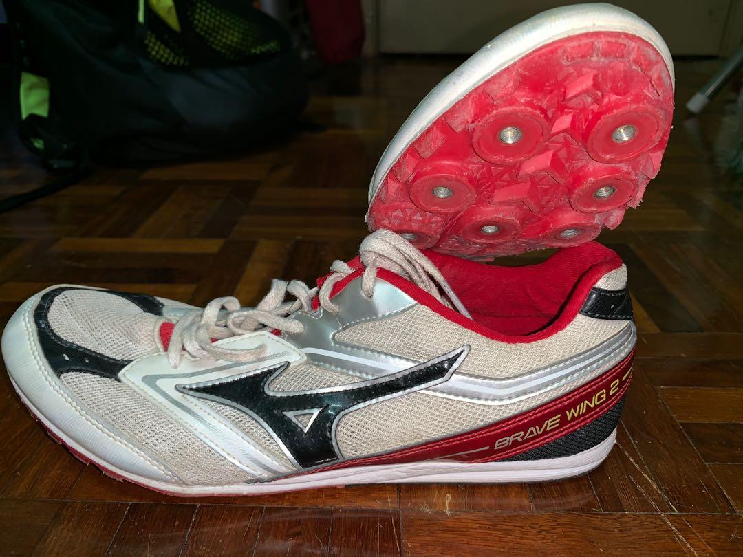 Mizuno Brave Wing 2 spike shoes kasut spike