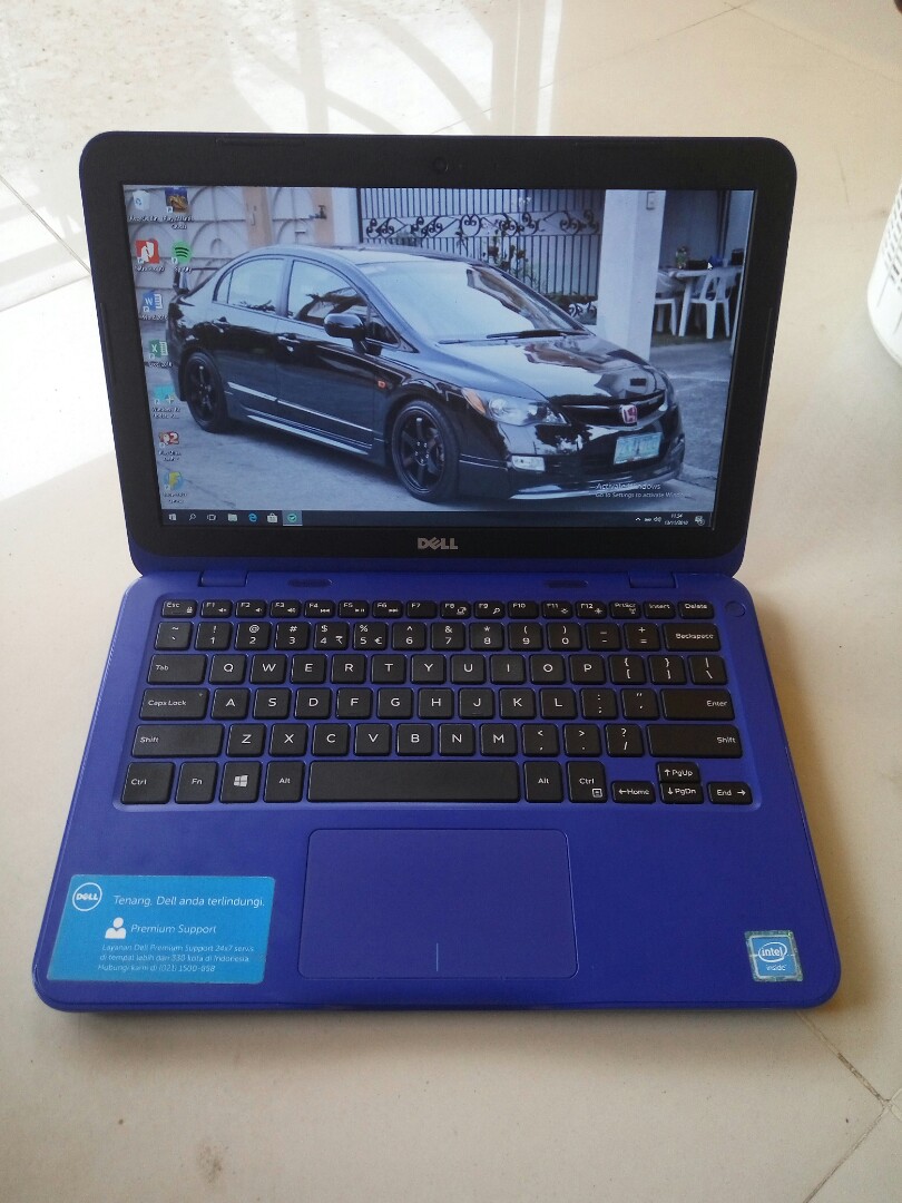 Notebook Dell Inspiron 11 3162 Intel N3060 2gb 500gb 12 Inch Elektronik Komputer Laptop Di Carousell