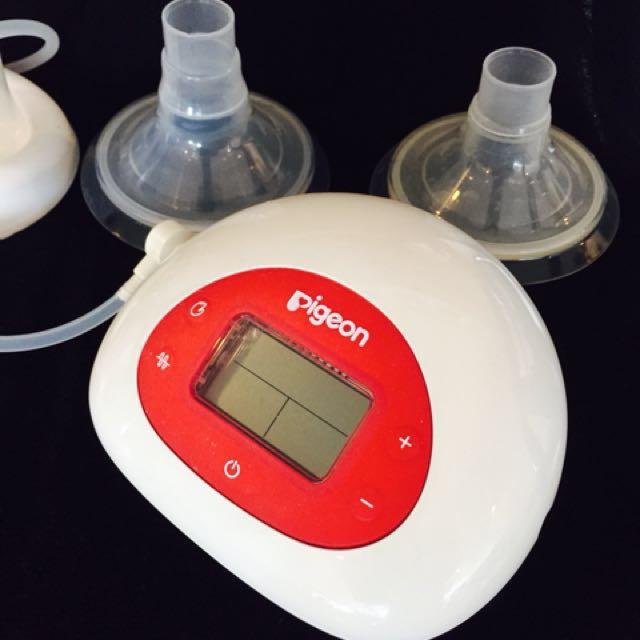 Pigeon Breast Pump Pro Electric Breast Pump (Category: Breastfeeding & Bottle Feeding) located in Mandaluyong City. Submitted by xpareyes (Listing ID 144075948, Image 1). Description: Pigeon Breast Pump Pro Electric Almost brand new - used less than five times. Normal Retail Price: P13,999 Features: 2 Phase Technology: Stimulation mode gently initiates milk flow Expression mode maximizes milk flow Adjustable suction power & speed Closed system pr