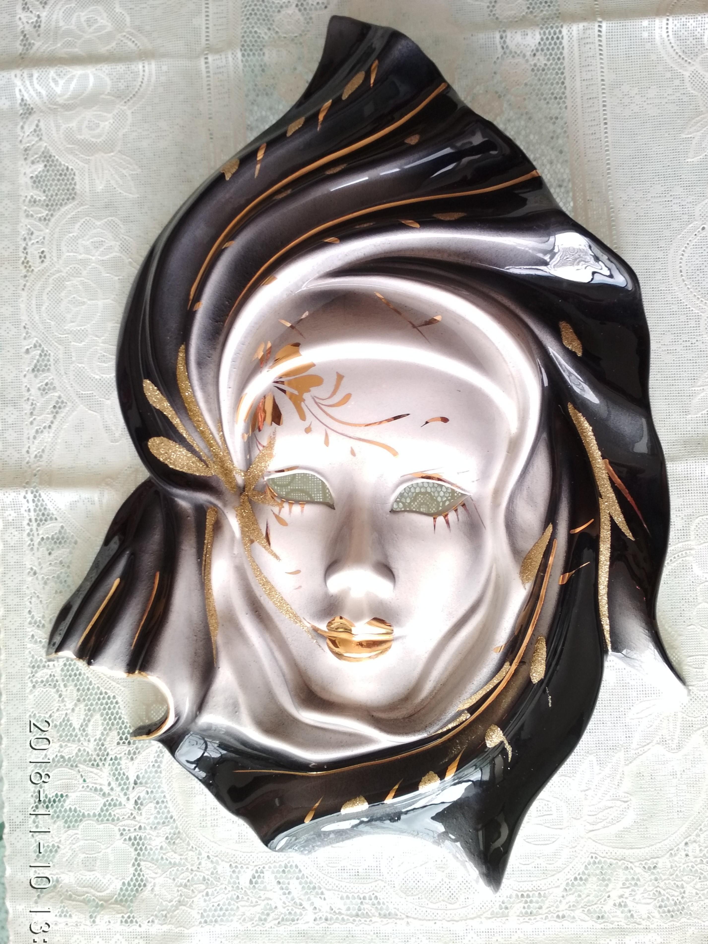 Porcelain Venetian Mask For Wall Decor Furniture Home Decor Others On Carousell