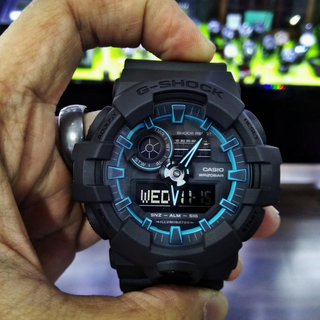 BLACK FRIDAY PROMO 1 DAY ONLY BNIB G SHOCK GA700 SE Layered Neon Colors Ana Digi World Time Watch