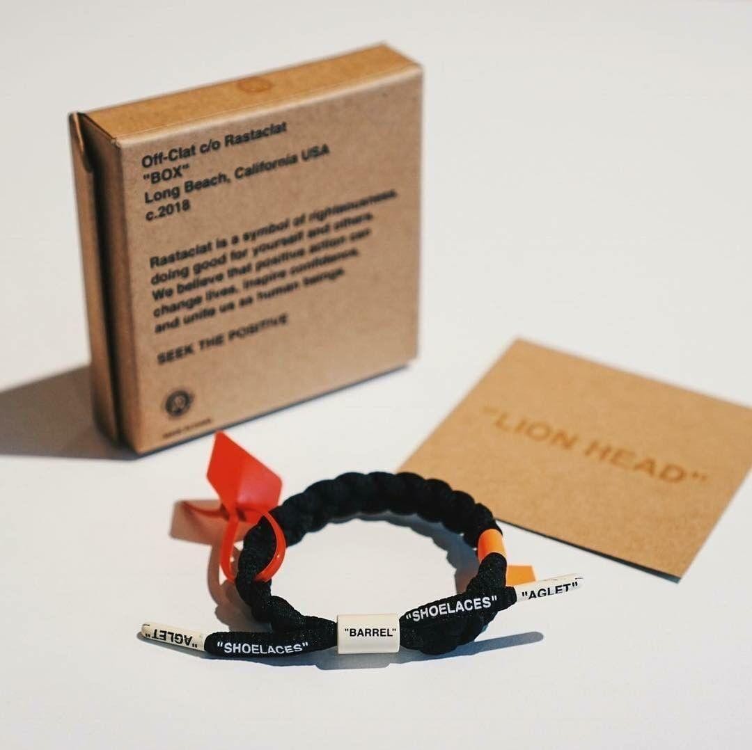 rastaclat off white bracelet