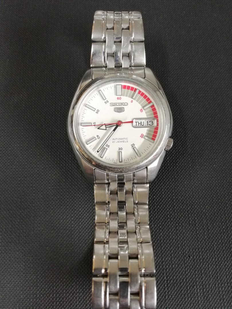 Seiko 5 Snk369k Speed Racer Like Citizen Orient Rado Tissot Oris Bulova Omega Men S Fashion Watches On Carousell