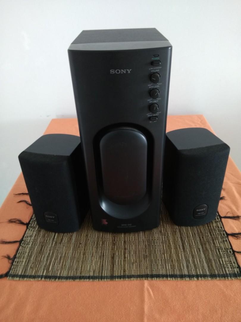 Sony subwoofer SRS-D2 with satellite 