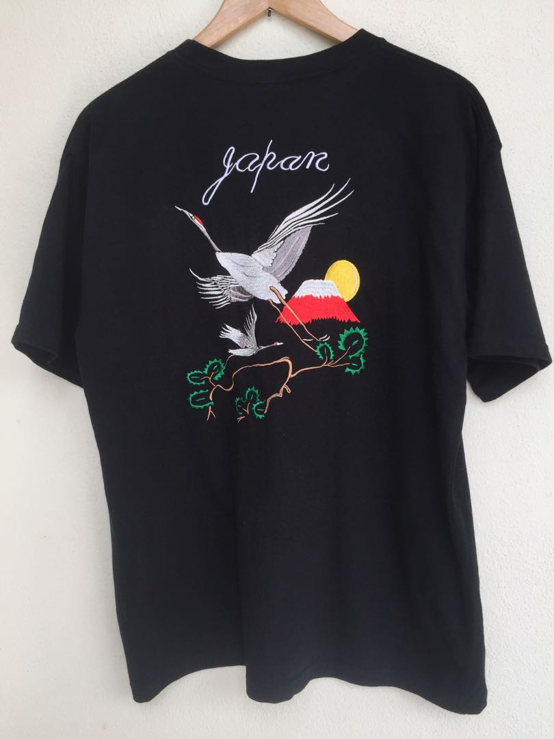 Sukajan Burung Bangau Men S Fashion Clothes Tops On Carousell