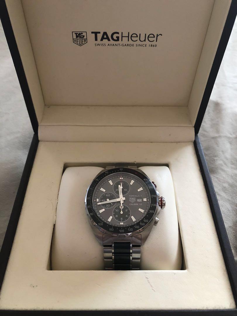 Tag Heuer Formula 1 Automatic With Black Ceramic Men S Fashion Watches On Carousell