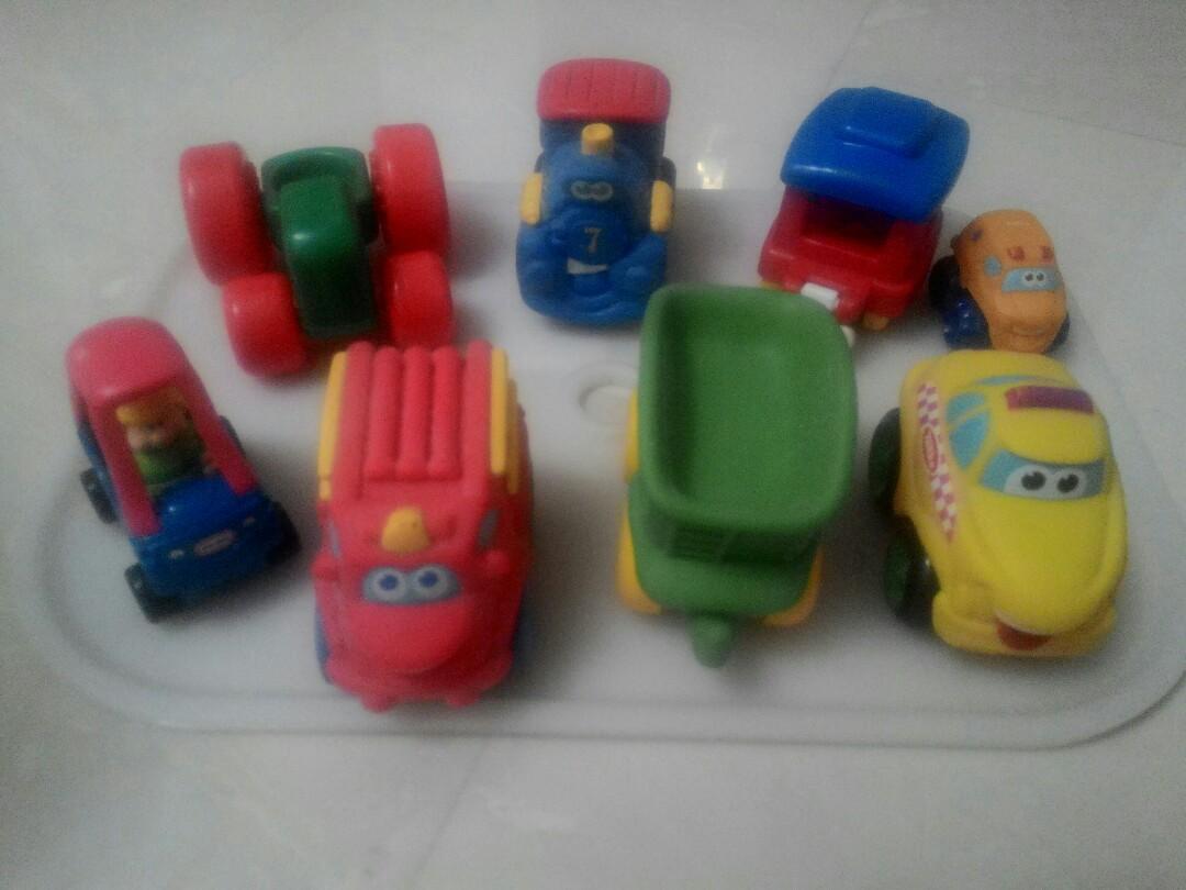 toy cars and trains