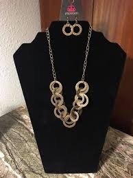 Treasure tease on sale brass necklace paparazzi