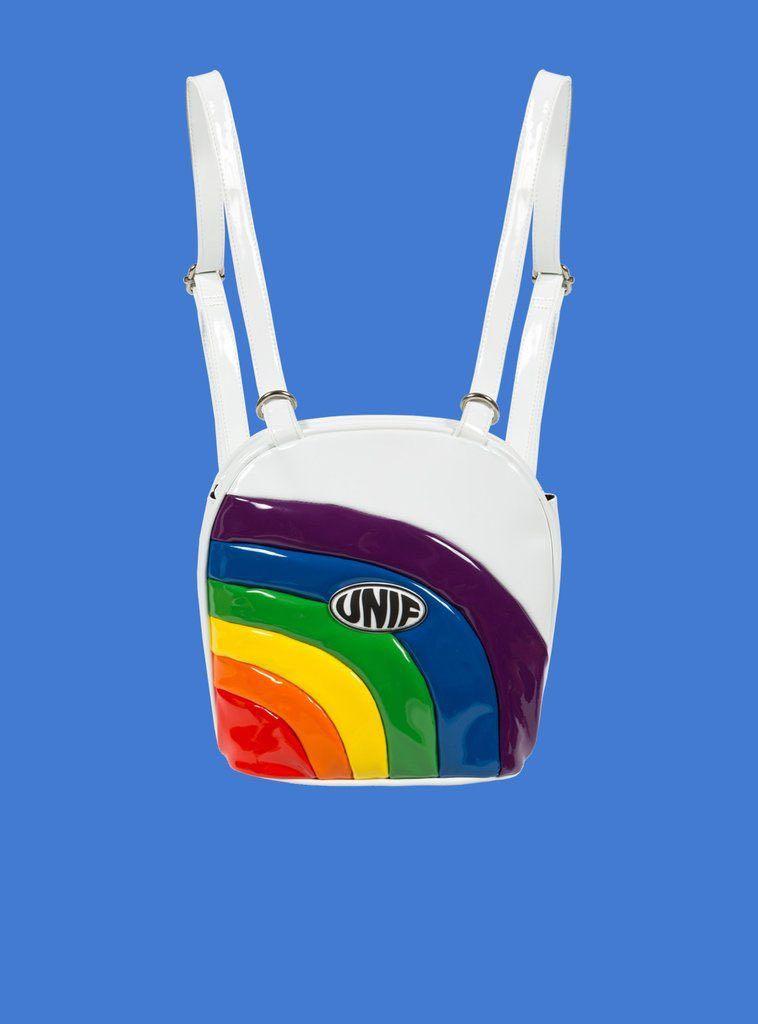 unif rainbow backpack