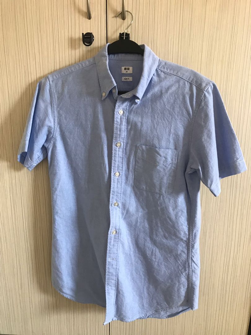 uniqlo short sleeve oxford