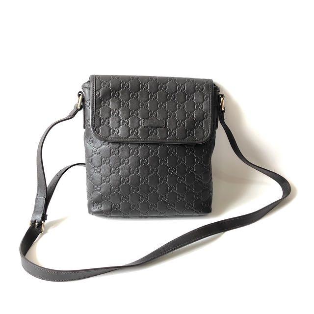 gucci sling bag leather