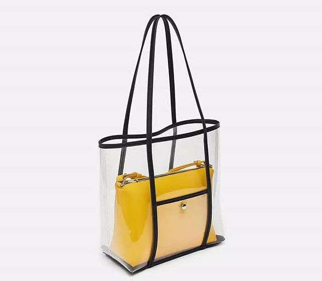 Clear tote clearance bag zara