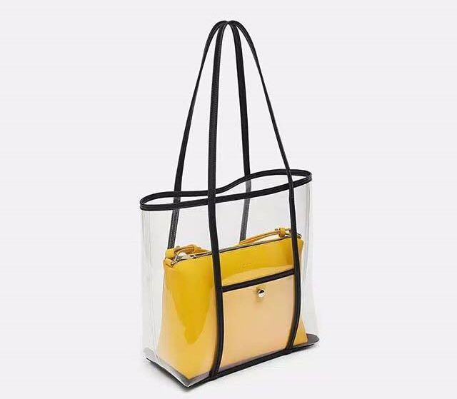 Zara clear tote outlet
