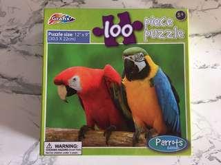 Kids puzzle parrot cute smart toy( US) 兒童玩具鳥益志砌圖，美國貨