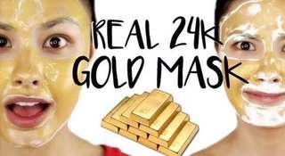 24 k gold mask