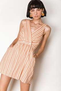 Mini Dress with Stripes