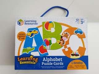 learning resources alphabet puzzle cards