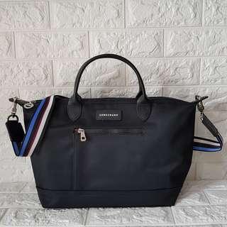 Longchamp Made In France Neo with Pocket - Black