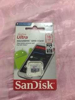 Sandisk Ultra Micro SD Card 16GB