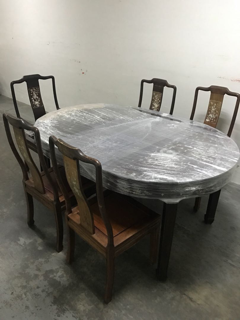 21 Years Old Rosewood Dining Table Set Furniture Tables Chairs On Carousell
