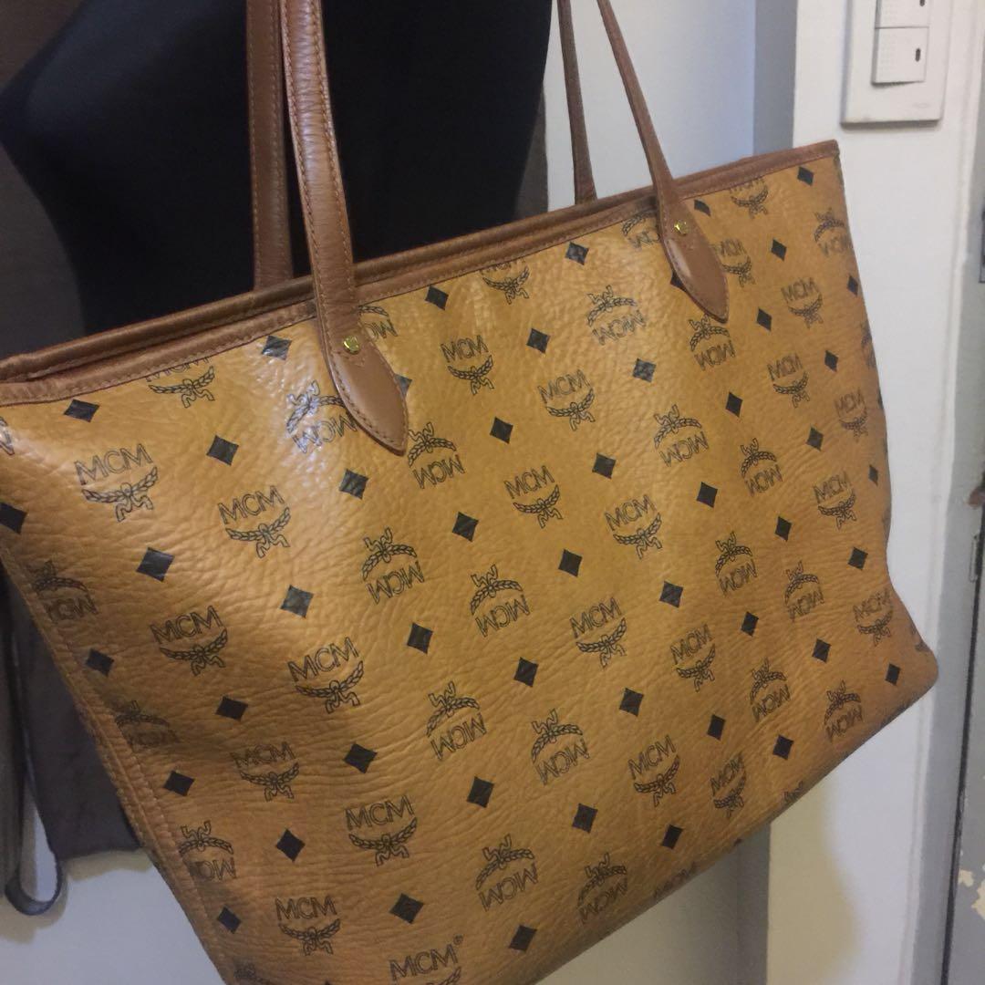 AUTHENTIC MCM NEVERFULL TOTE BAG (MCM2512), Luxury, Bags & Wallets on  Carousell