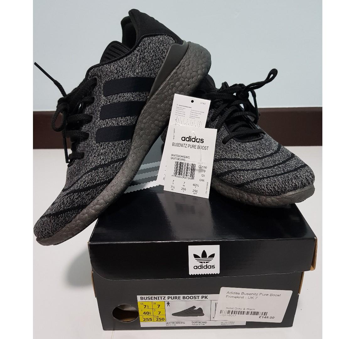 neumático bostezando recoger Adidas Busenitz Pure Boost PK UK7, Men's Fashion, Footwear, Sneakers on  Carousell