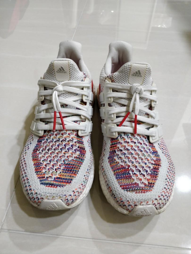 Ultra boost 2. multicolor on feet on sale